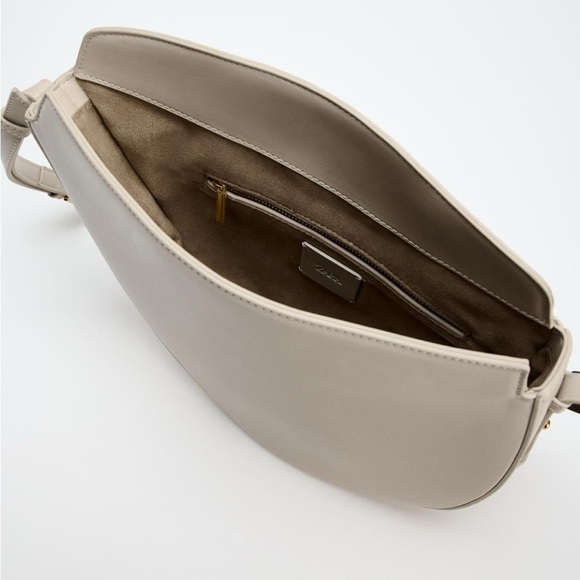 NWT Zara Beaded Asymmetrical Crossbody Bag - Picture 8 of 12